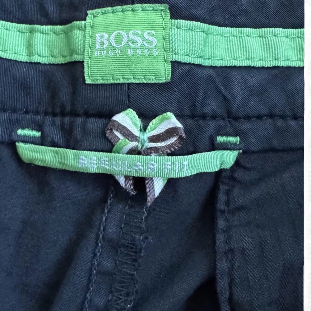 HUGO BOSS Black cropped cotton pants Size 8 - Picture 2 of 8